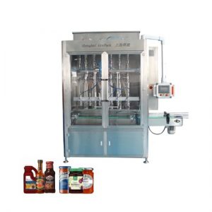 Tappatrice di riempimento miele con marmellata di salsa automatica per olio da cucina