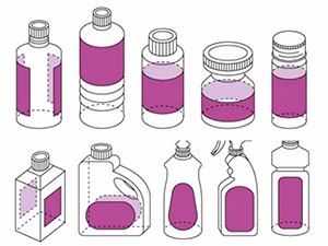 Etichettatrice fronte / retro automatica su due lati
