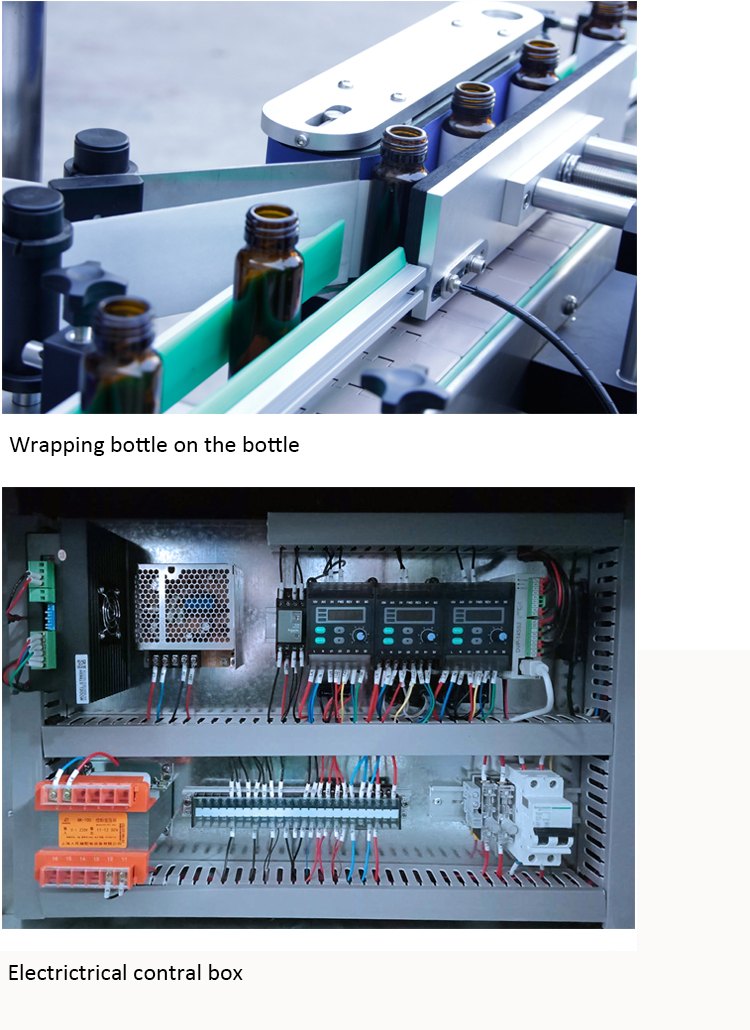 Etichettatrice automatica per bottiglie rotonde