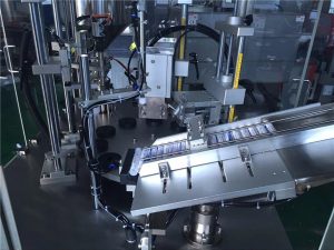 Riempitrice per tubi cosmetici a tenuta ad ultrasuoni